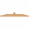 Ekena Millwork Portland Smooth Timber Gable Bracket, Western Red Cedar, 72"W x 12"H x 3 1/2"D x 5 1/2"F, 4/12 Pitch GBW072X12X0406POR00SWR - alternate 3